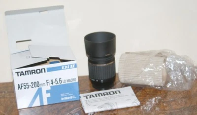 Tamron AF55-200mm F4-5.6 LD Macro lens for Nikon AF-D New in Box - Image 1 of 4