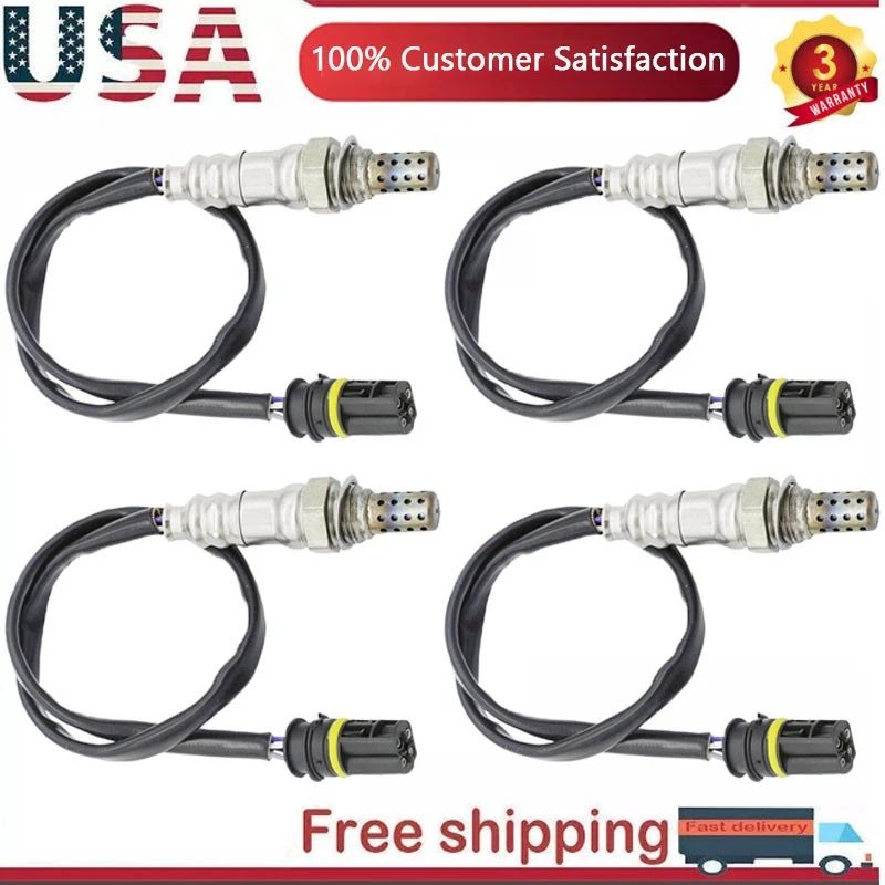 Conjunto de 4 sensores de oxigênio para cima+para baixo para Mercedes-Benz SLK320 SLK32 AMG 3.2L 2002-2004 - Imagem 1 de 4