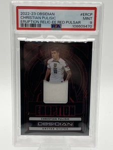 2022-23 Panini Obsidian Christian Pulisic Eruption Relic - EE Red Pulsar /44 - Bild 1 von 2
