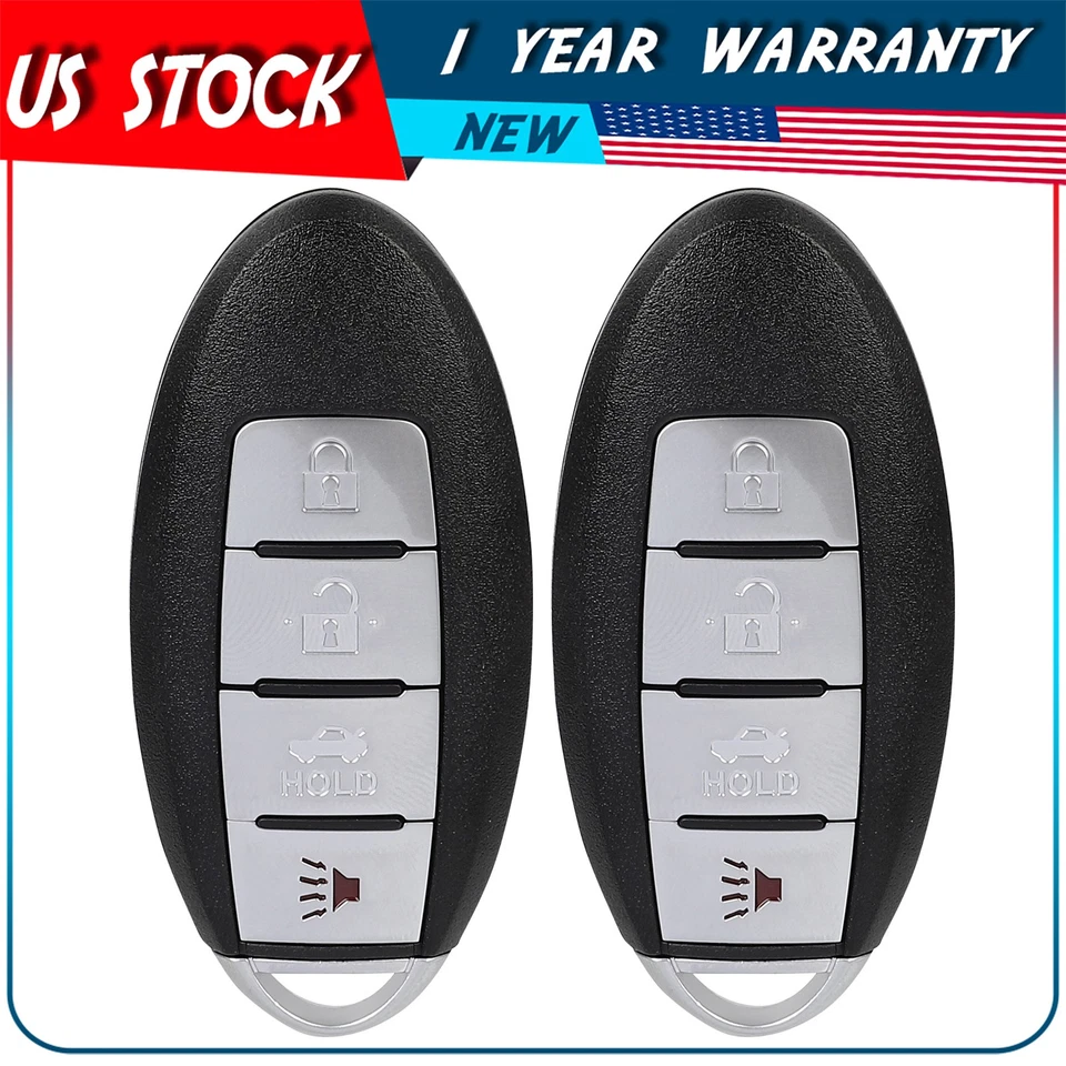 2x Llavero de coche remoto para Nissan Sentra Versa 2013 2014 2015-2019 CWTWB1U840 Foto 1 de 4