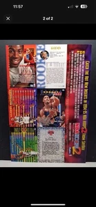 1994-95 NBA Hoops 2 Uncut 6 Card Sheet 7"x10.5" Promo Sample *Rare Jason Kidd RC - Picture 1 of 2