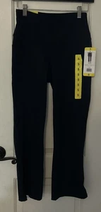 JOCKEY Damen dunkelblau Cropped Schlitz Schlag Hose Caprihose Neu mit Etikett Größe S - Bild 1 von 2