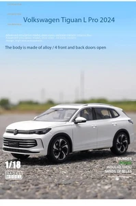 1:18White Volkswagen TIGUAN L Pro 2024 Alloy Diecast Car Model Hobby adults Gift - Bild 1 von 6