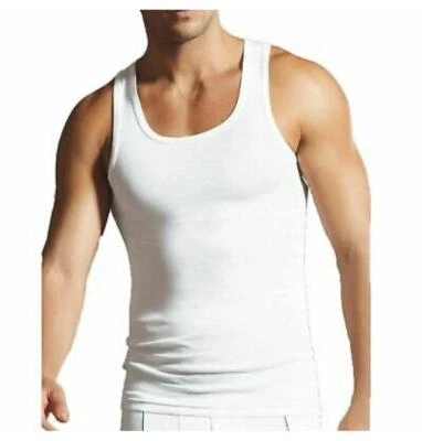 PREMIUM WEAR MEN'S VESTS WHITE VEST - 100% Combed Cotton - 6 PACK