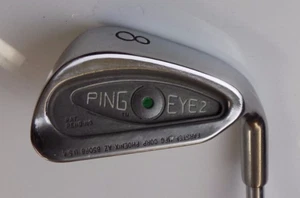 Ping Eye2 Green Dot 8 Iron Karsten Stiff Flex Steel Shaft Pro Grip - Picture 1 of 2