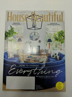 House Beautiful Magazine September 2020 How to Change Everything Outdoor Theater - Image 1 of 2