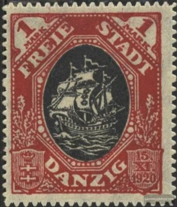 Gdansk 58 proofed with puncture, perforation possibly. errors used - Picture 1 of 1