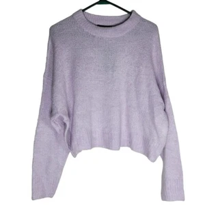 Streetwear Society Pullover hell lila Damen XL kurz cropped flauschig weich - Bild 1 von 5