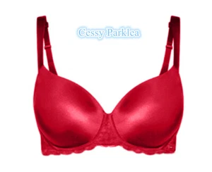 Z-G3-3 UK "Debenhams"  Wire Free Super Soft Cotton Cups Lace Wing T-Shirt Bra - Bild 1 von 2