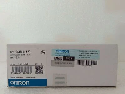 New Sealed OMRON CS1W-CLK23 SYSMAC CS-series Controller Link Unit - Image 1 of 2