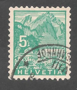 Switzerland #220 (A47) VF USED - 1934 5c Mt. Pilatus - Picture 1 of 1