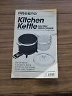 Vintage 1989 Presto Kitchen Kettle Multi Cooker Owners Manual 15 Pages