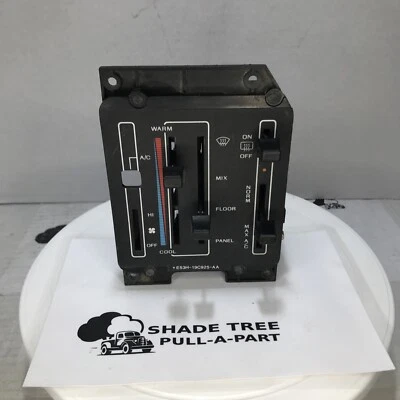 Panel de control climático Ford Tempo Topaz 1985 (se adapta a 85-87) OEM PN E53H-19C925-AA Foto 1 de 4