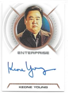 Star Trek Enterprise Season 2 Auto A19 Keone Young as Hoshi's Father Autograph - Picture 1 of 1