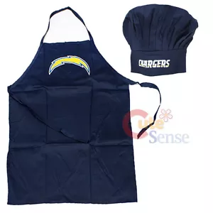 NFL San Diego Chargers Chefs Kochen BBQ Schürze Kochmütze Set - Bild 1 von 1