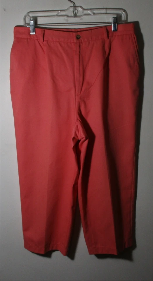 ORVIS Pink Salmon Cropped Pants Size 16 - Image 1 of 4