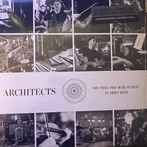 Architects **For Those That Wish To Exist 2x PURPLE YELLOW Splatter Vinyl Lp - Imagen 1 de 3