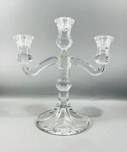 Czech Republic Royal Limited Crystal Candelabra Candlestick Candle Holder 9.75" - Picture 1 of 8