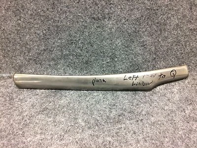 1956 Plymouth Plaza 4dr LH Rear Back Glass To 1/4 Panel Moulding Trim OEM 29093 - Image 1 of 2