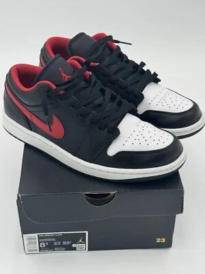 Size 8.5 - Jordan 1 Low White Toe 2022 With Box! 🗣️ - Image 1 of 4