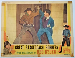 1945 Great Stagecoach Robbery, Wild Bill Elliott, Red Ryder, Robert Blake - Picture 1 of 1