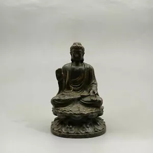 Chinese Tibet Buddha Bronze statue Buddha of Nepal old copper statue - Picture 1 of 9
