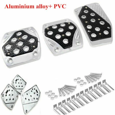 3Pcs Car Foot Pedals Pad Covers Manual Transmission for Brake Clutch Accelerator - Image 1 of 4
