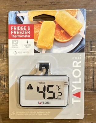 NEW Taylor 1443 Lcd Digital Food Service FRIDGE Thermometer With -4 To 140 (F) - Image 1 of 4