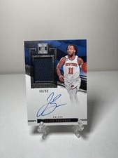 Jalen Brunson  2022-23 Panini Impeccable On Card Patch Auto  80/99!! Knicks