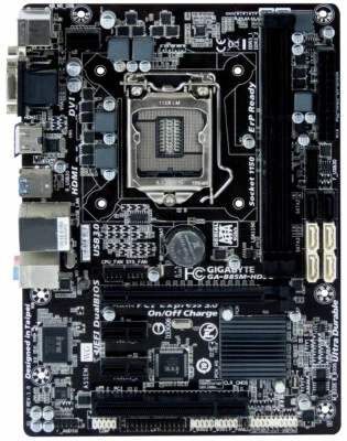 GIGABYTE GA-B85M-HD3G LGA1150 DDR3 MATX - Imagen 1 de 3