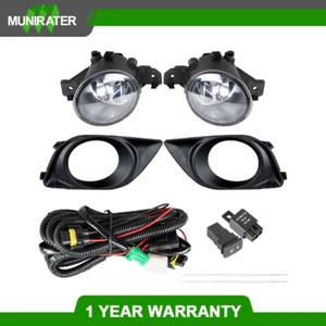 RH&LH Clear Lens Fog Light Lamp+Wiring+Switch For 2012 2013 2014 Nissan Versa - Bild 1 von 8