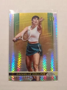 2024 Topps Chrome Tennis Danielle Collins 1st #41 Prism Refractor Parallel - Picture 1 of 2