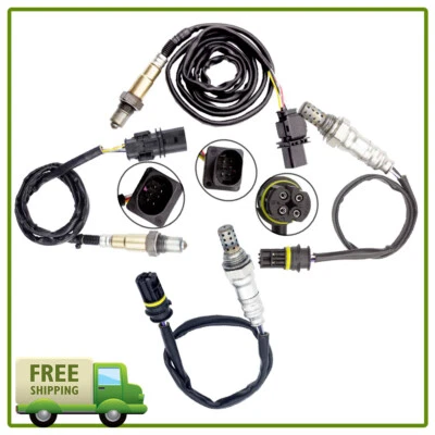 4x Sensor de oxígeno O2 para BMW 525i 525xi 2006 2007 3,0 L aguas arriba y aguas abajo Foto 1 de 4