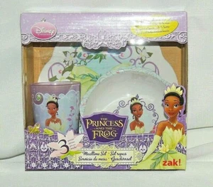 NEW IN  BOX PRINCESS & THE FROG  DINNERWARE  3 PCS. SET -   PARTY SUPPLIES   - Picture 1 of 3