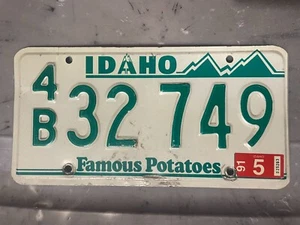 IDAHO NUMMERNSCHILD BERÜHMTE KARTOFFELN 4B 32 749 MAI 1991 - Bild 1 von 2
