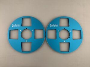 One Pair High quality Blue Technics Tape Reel For 10.5'' 1/4'' Tape Recorder