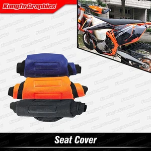 Dirt Bike Seat Cover for SX XC SX-F XCF EXC XCW 2016 2017 2018 Black Orange Blue - Foto 1 di 5