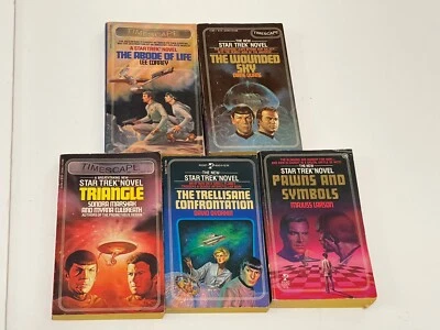 Lot of 5 Classic Star Trek Pocket PB Books #b52 - Image 1 of 4