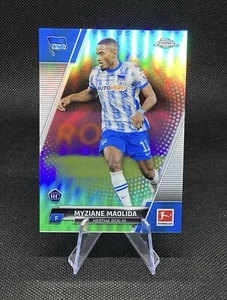 2021-22 Topps Chrome Bundesliga MYZIANE MAOLIDA Refractor Rookie RC - Imagen 1 de 2