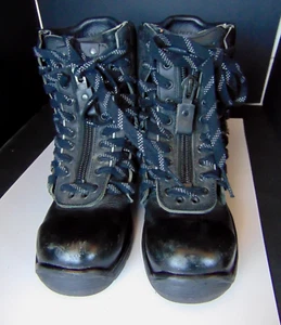 Hawx CROSSTECH Mens Black Lace Up RounD Toe Work Boots Size 8 D - Picture 1 of 6