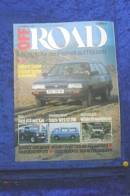 Off Road (X) 3/87 Subaru Super Station Suzuki SJ 413 Isuzu WFS 12 Range Rover - Immagine 1 di 2