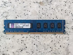 4GB DDR3 Kingston Desktop Memory 2Rx8 PC3-10600U Non-ECC - Picture 1 of 2