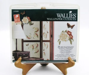 WALLIES WALLPAPER CUTOUTS 12183 19 FLOWERS 6 BUTTERFLIES - Picture 1 of 2