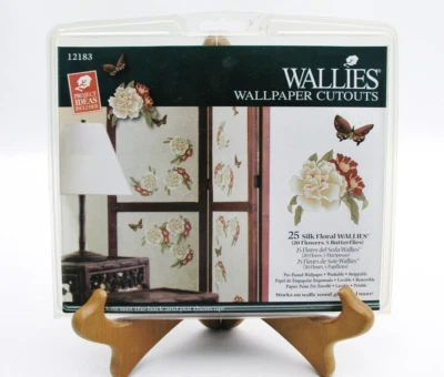 WALLIES WALLPAPER CUTOUTS 12183 19 FLOWERS 6 BUTTERFLIES - Image 1 of 2
