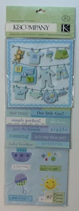 K & Company Baby Boy Flip Pack Stickers-87 Pieces - Picture 1 of 3