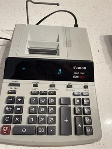 Canon MP21DX Business Calculator 2 Color Printer 12 Digits Print - Picture 1 of 4