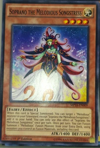 Yugioh Soprano the Melodious Songstress MP16-EN009 Trading Card Game TCG 1st Ed. - Picture 1 of 1