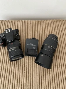 Nikon D3500, Nikon 18-200mm AFS Lens And Tamron 70-300mm Zoom AF Lens - Picture 1 of 12