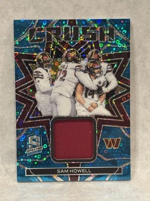 2023 Panini Spectra - Sam Howell Crush Neon Blue Prizm /60 #CRU-SHO (MEM) - Image 1 of 4