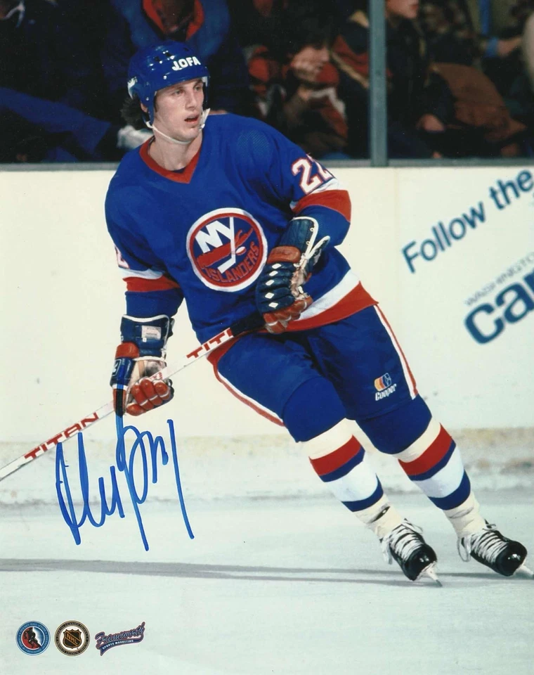 FOTO 8X10 FIRMADA AUTOGRAFIADA DE LOS ISLEÑOS DE NUEVA YORK DE MIKE BOSSY Foto 1 de 1